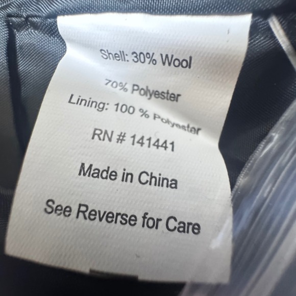 Alpine Swiss Women's Black Wool Blend Coat Style AS707 Parent Size M MSRP - Picture 9 of 9